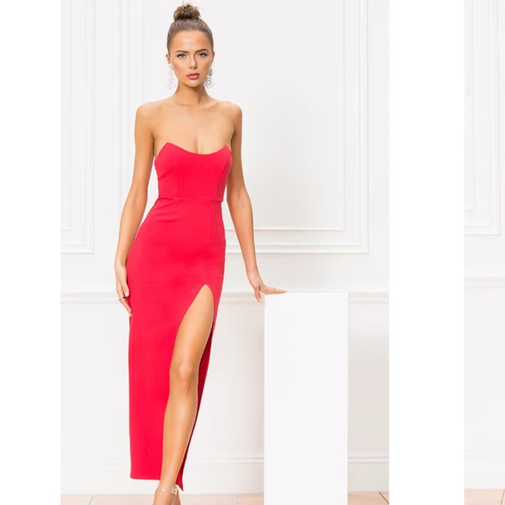 Superdown Ryleigh Strapless Maxi Dress